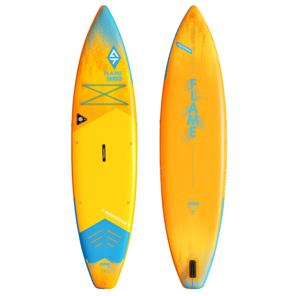 SUP board доска FLAME Touring, 12'6'', 3.81 м (оранжевый; 12'6'', 11 кг)